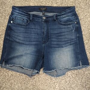 Judy Blue Dark Wash Jean Shorts